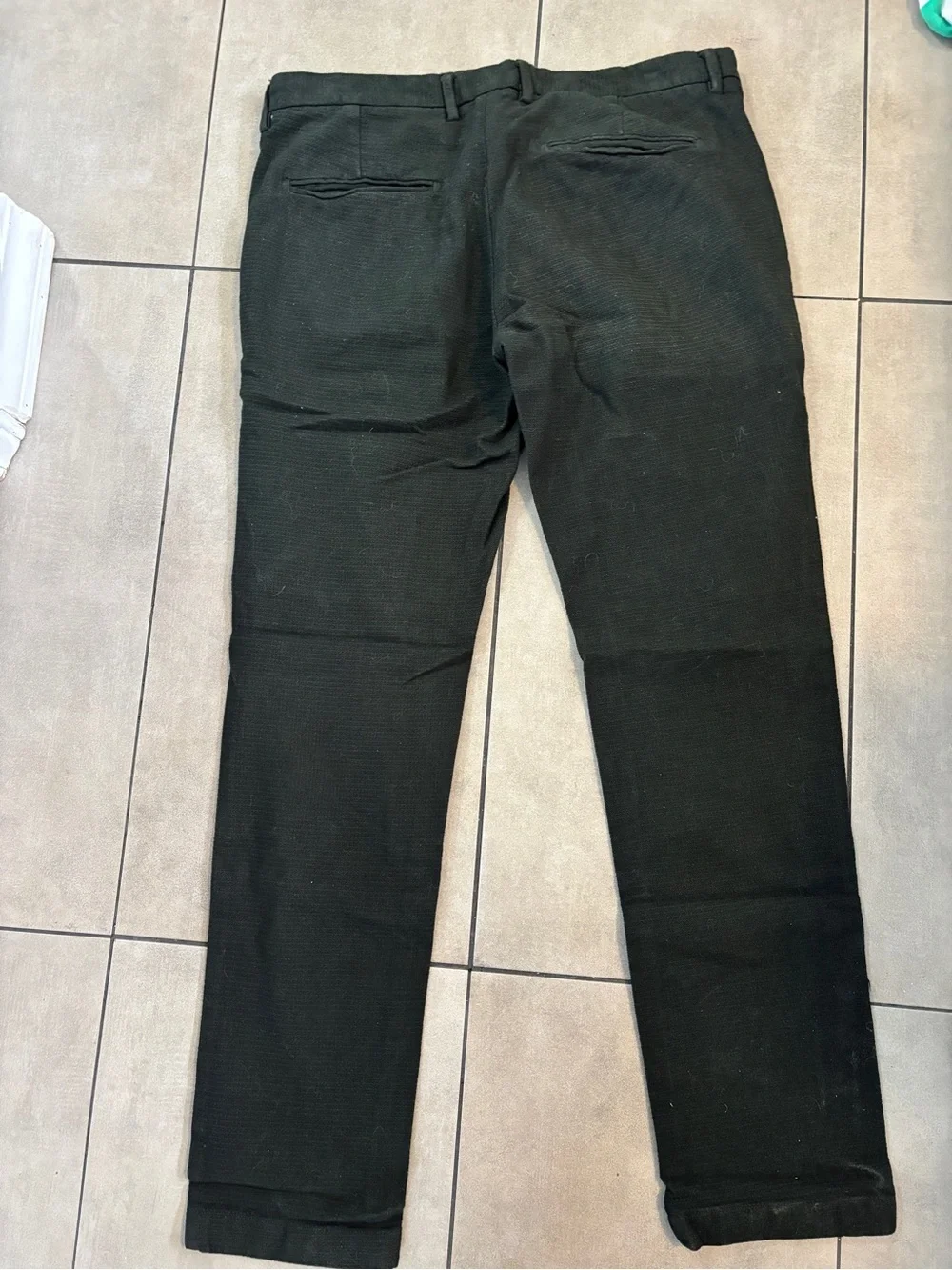 AT. P. Co Dan Men's Dark Slim high end textured Chinos size 50 34 x30